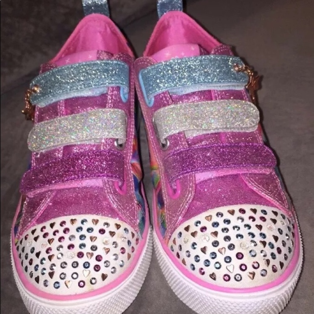 Skechers Twinkle Toes Light Up Velcro Size 4